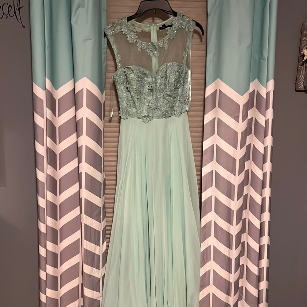 Sea foam green Prom Dress